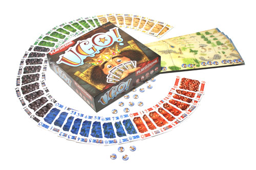 Ugo! - doos en spelmateriaal (Foto: Henk Rolleman)